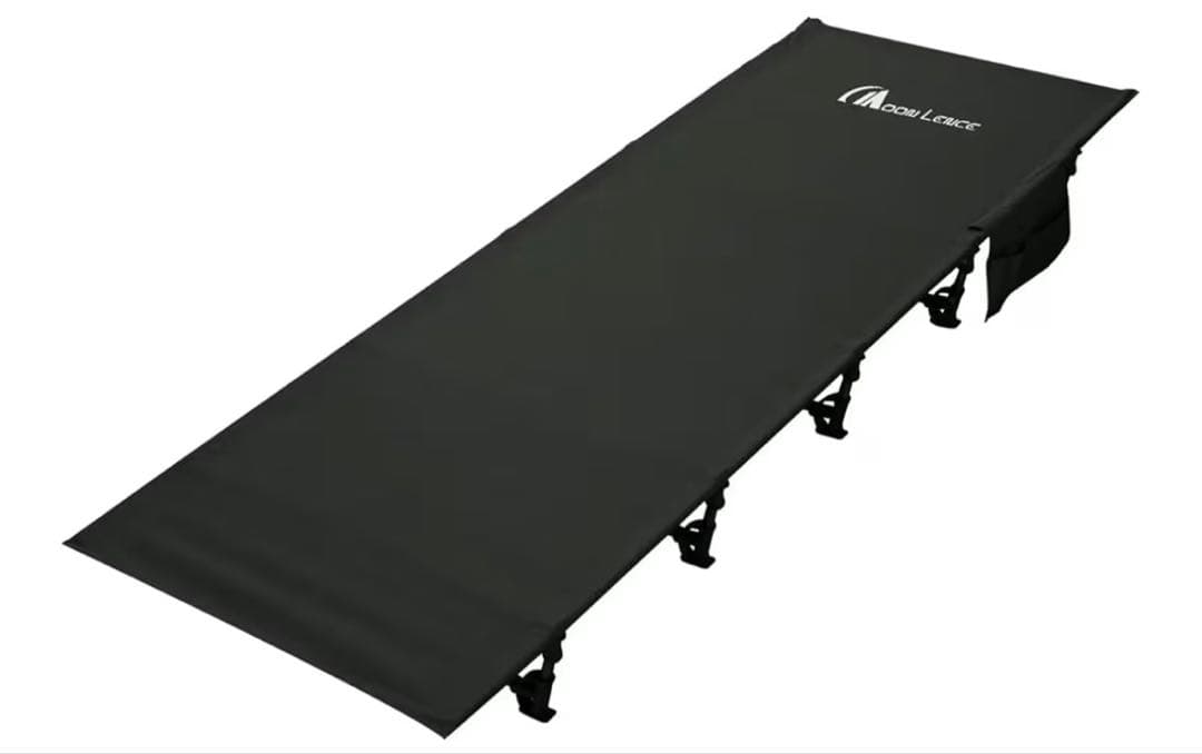 Moon Lence 折りたたみコット ブラック　セット