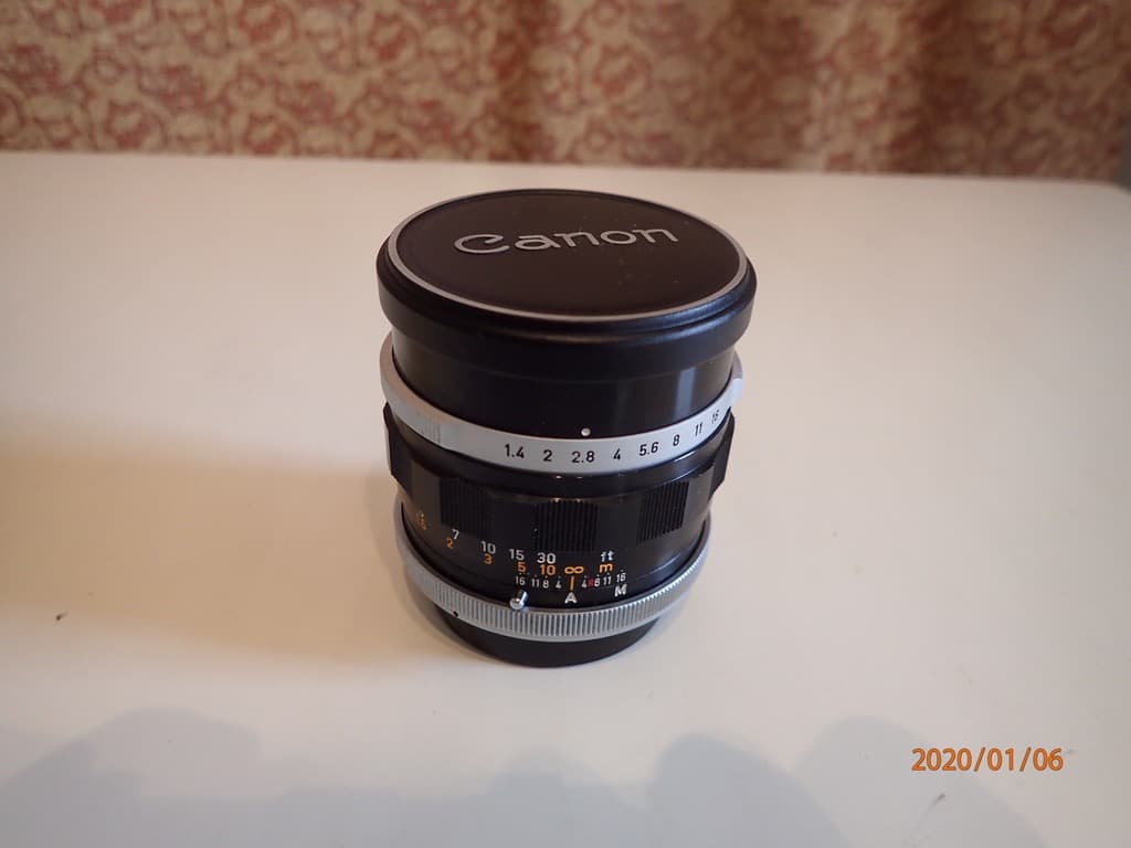 Canon FL 50mm II f/1.4 レンズ