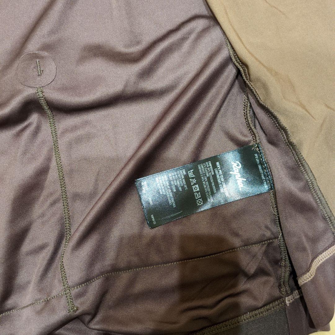 ラファ プロチーム ロングスリーブ ライトウェイトジャージ XL ブラウン