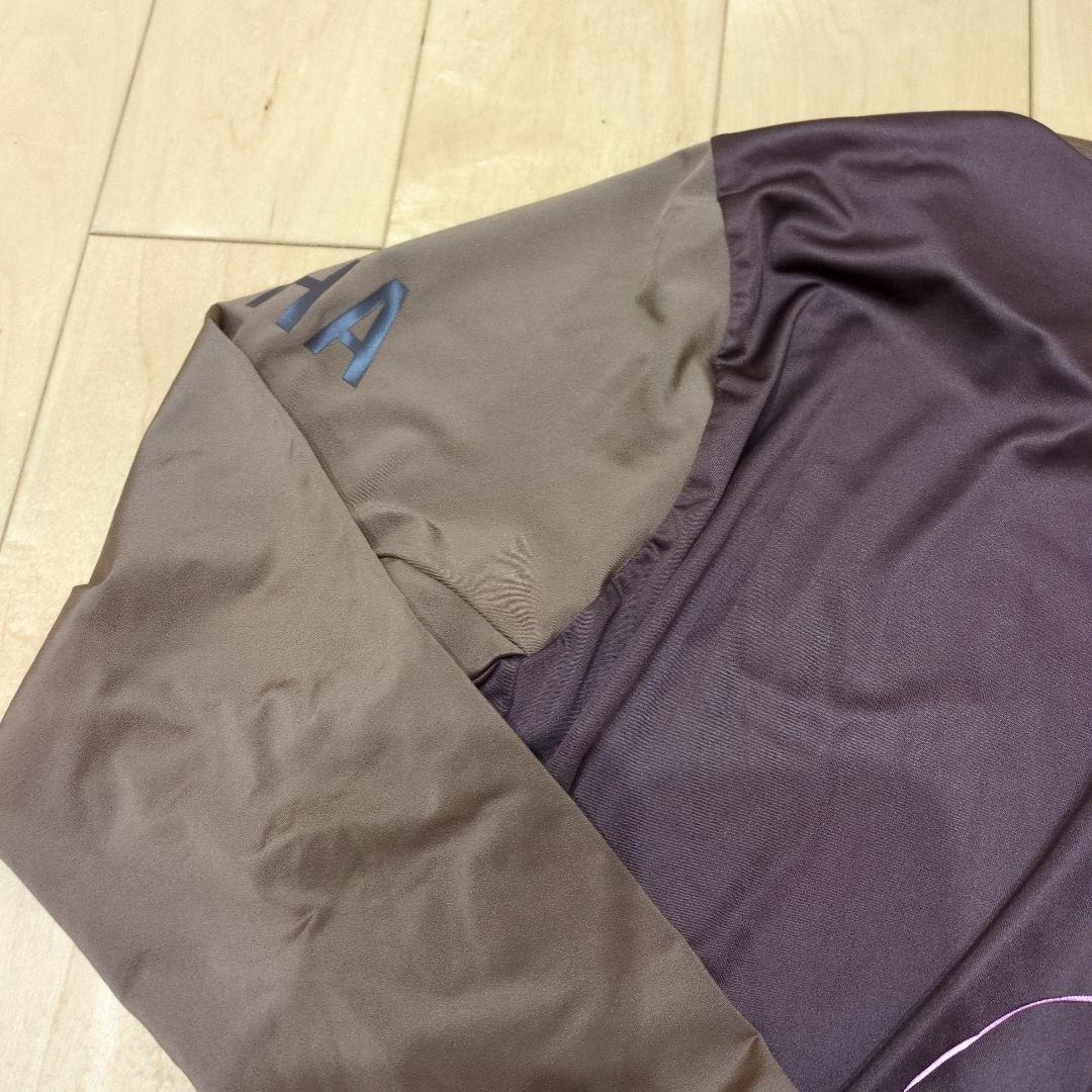 ラファ プロチーム ロングスリーブ ライトウェイトジャージ XL ブラウン