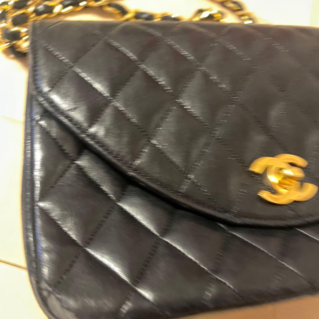 れ*ん様 CHANEL マトラッセ　ラムスキン　シングルチェーン　ゴールド　0番