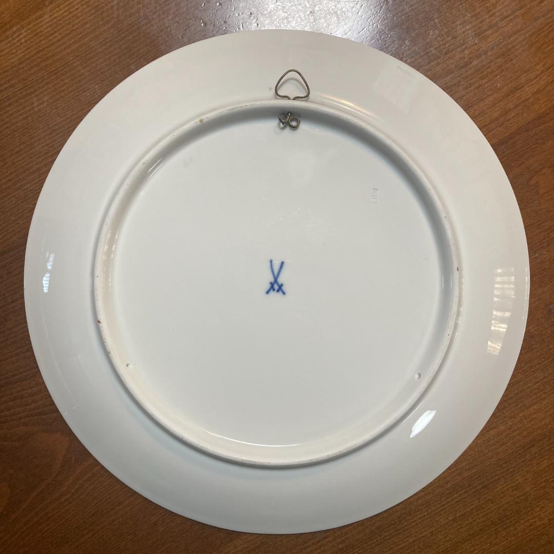 マイセン 1954年 イヤープレート【森の家のクリスマス】