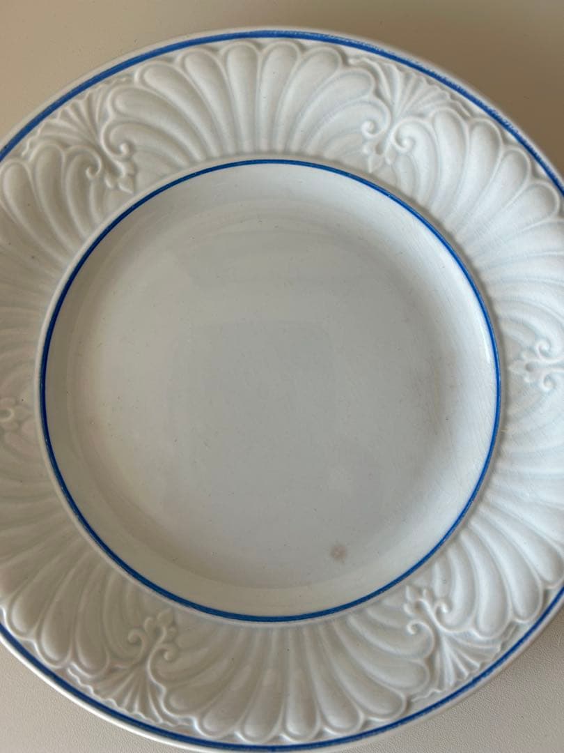 クレイユ エ モントロー　Creil et Montereau レリーフ皿