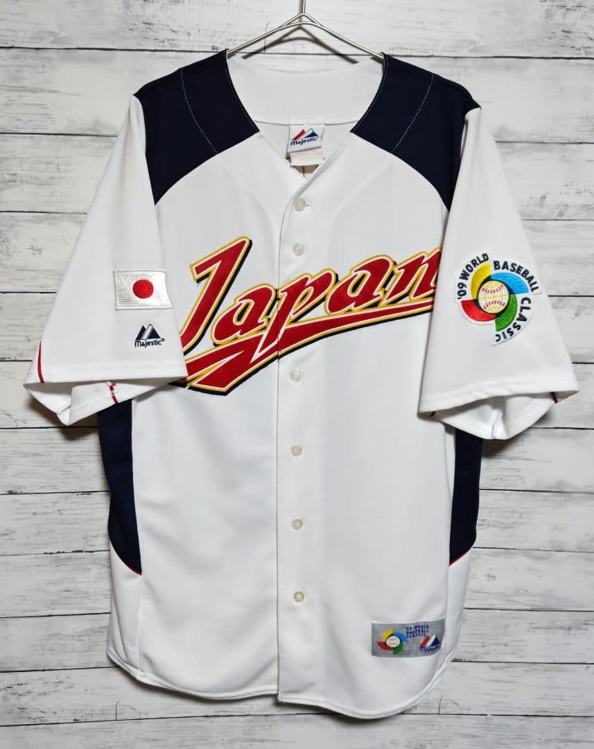D*様 09年 wbc 福留 ユニフォーム majestic製 日本代表　野球