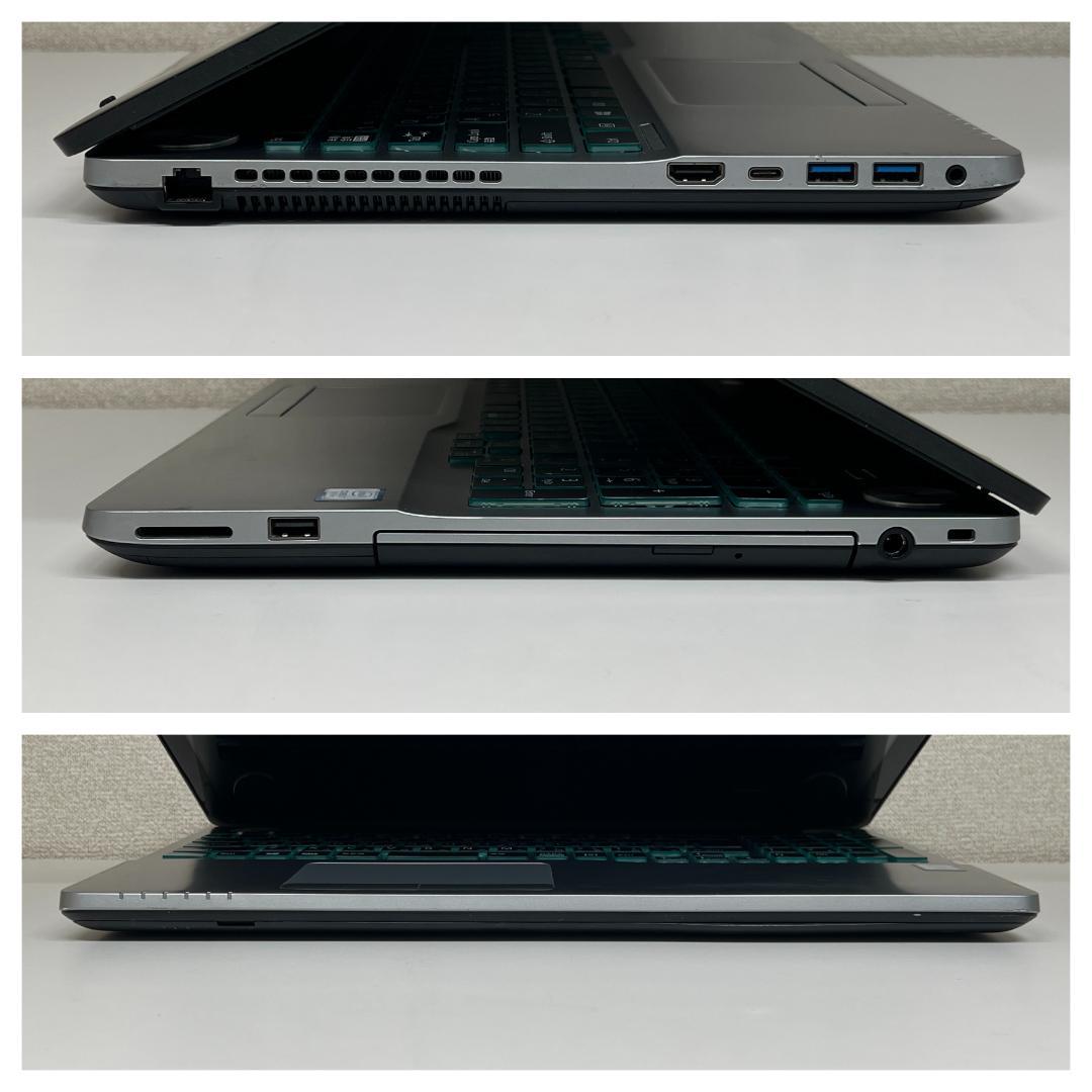 富士通 ノートパソコン Corei7 4K タッチパネル SSD 2017