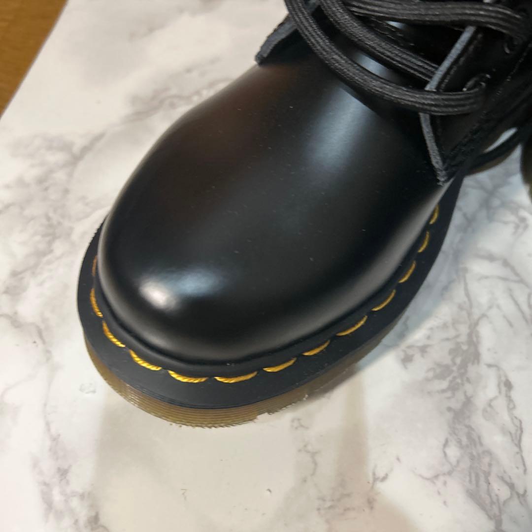 Dr.Martens ブラック レザー ハイカットブーツ UK4