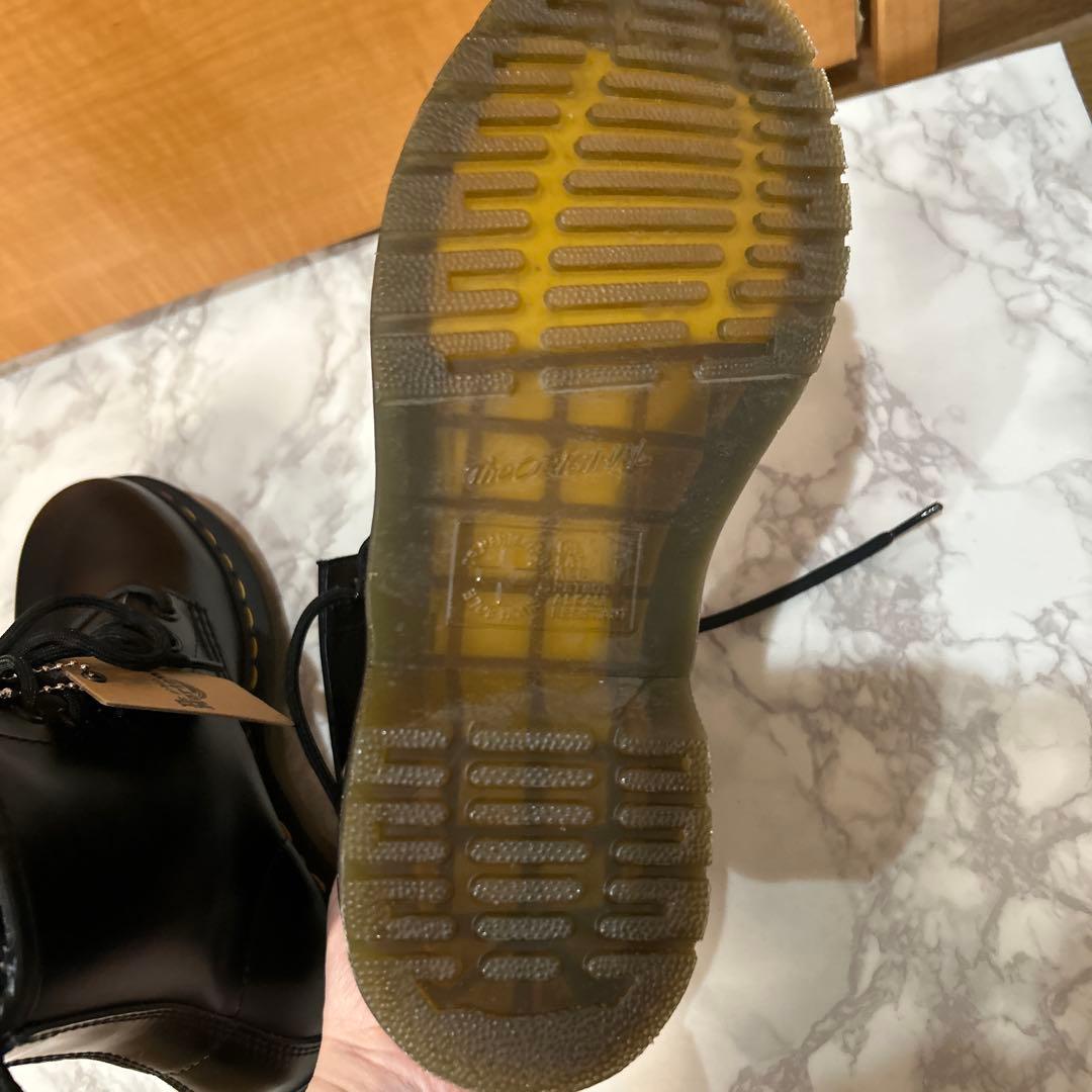 Dr.Martens ブラック レザー ハイカットブーツ UK4