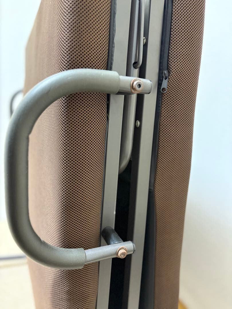 折りたたみベッド スチールフレーム (Brown)