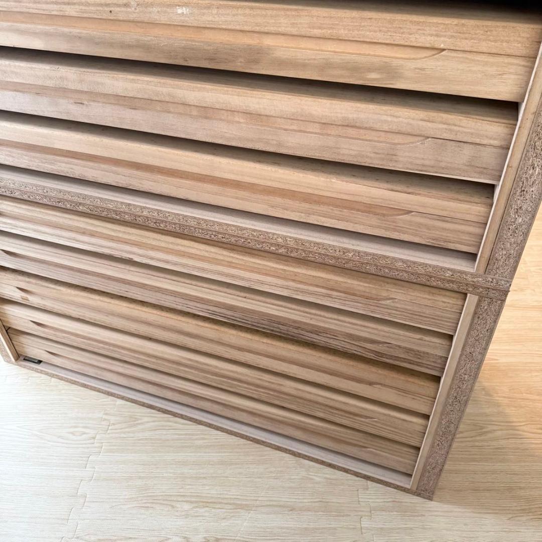 【破格】桐箪笥 10段 和服 着物 衣裳箱 ボックスタイプ　82-8