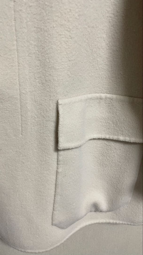 ★AURALEE ウールメルトンブルゾン オフホワイト　　size 0