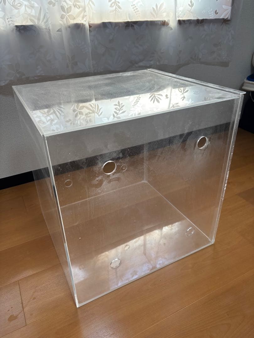 【直接引取希望】アクリル工房製　鳥かご防音ケース おかもち式