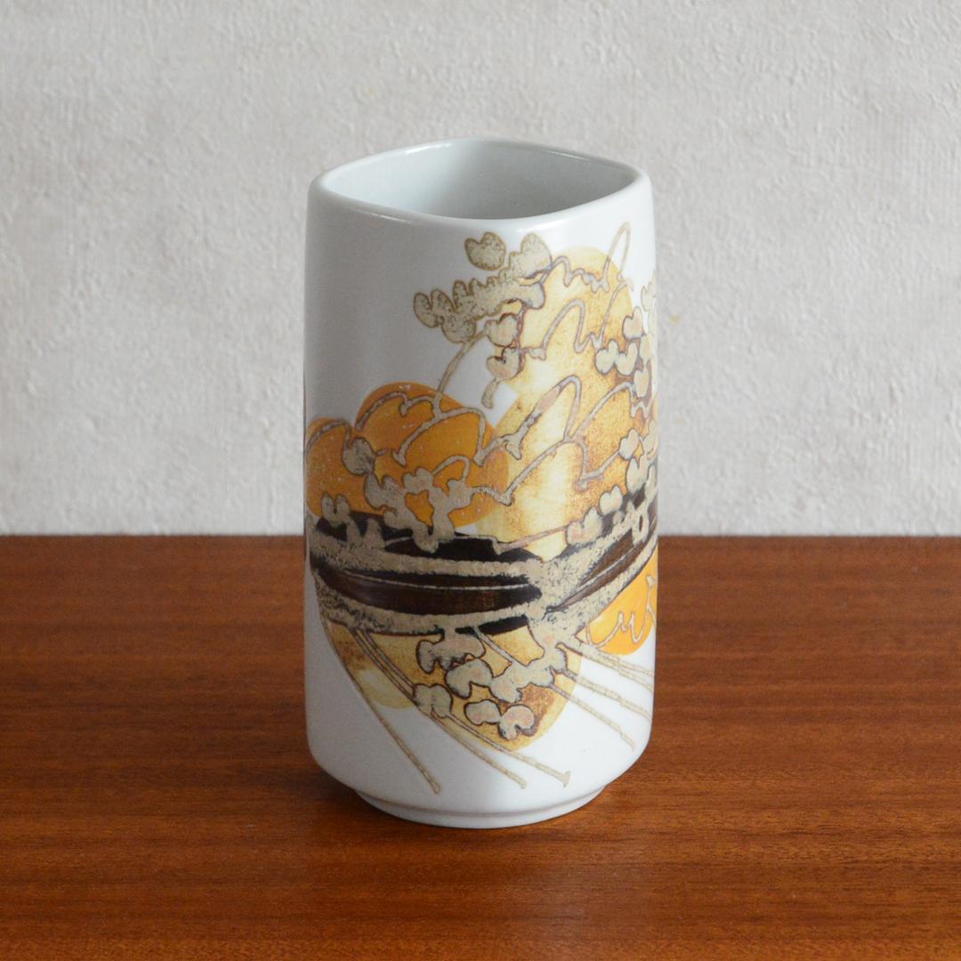 ロイヤルコパンハーゲン Siena シエナ フラワーベース 花瓶 角 デンマーク