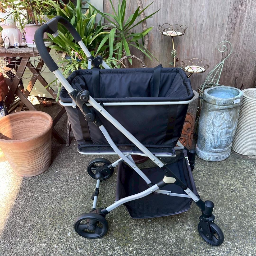 【良品】ecoca エコカ ショッピングカート 保冷バッグ付き 折りたたみ式