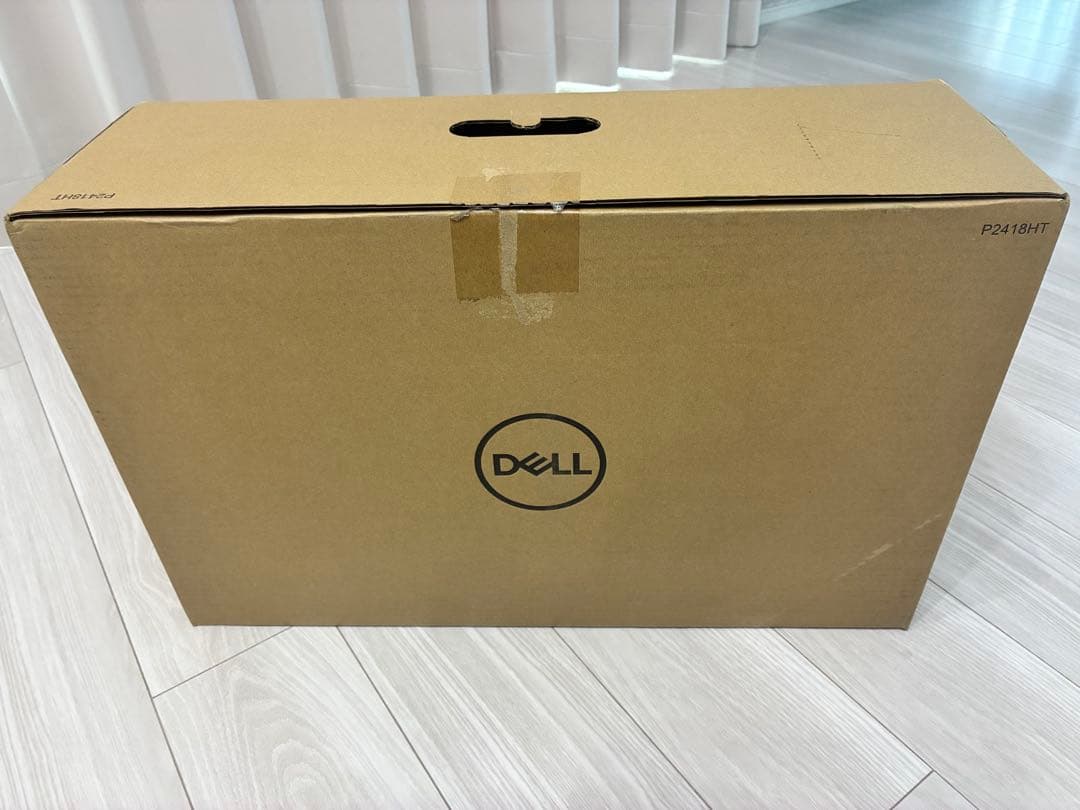 DELL ディスプレイ　P2418HT + BUFFALO スピーカー