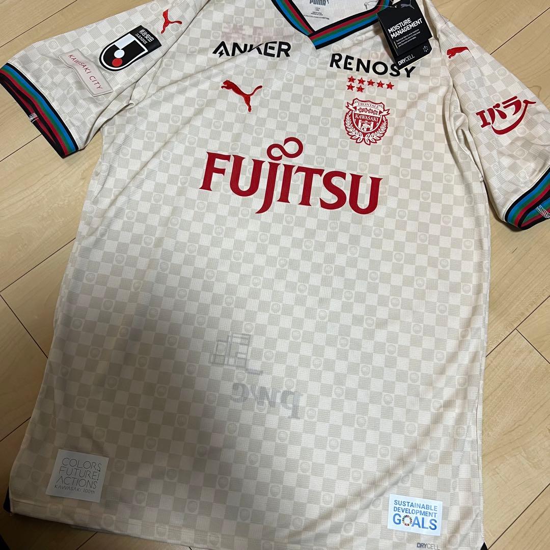 【新品未使用】2024川崎フロンターレ No.14脇坂泰斗 直筆サイン入り