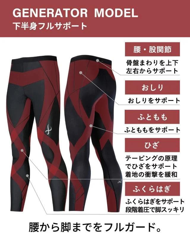 CW-X ジェネレーターモデル2.0 下半身フルサポートHZO699 メンズ