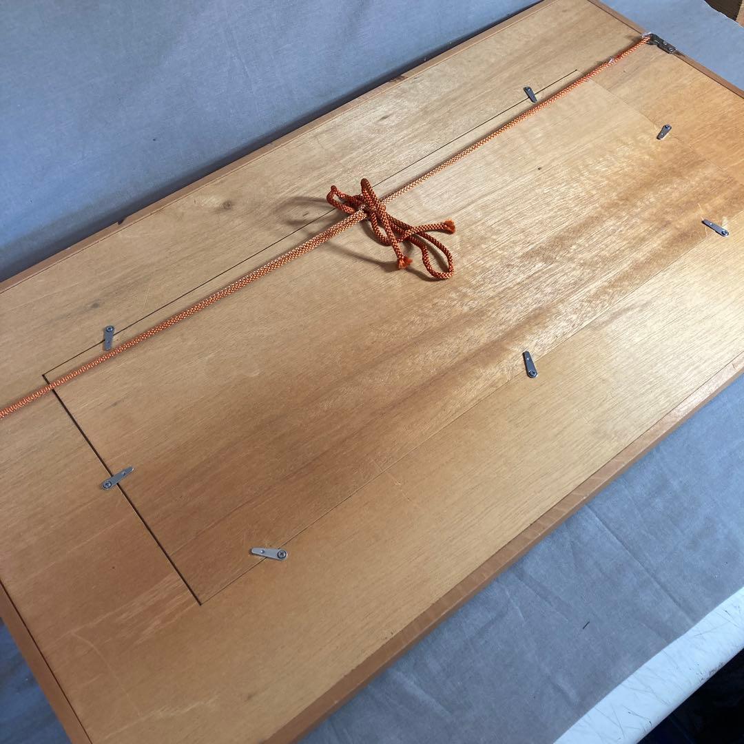 【萬右衛門】古伊万里の伝統　日本の名窯　華山萬右衛門作　染付山水画　大陶額