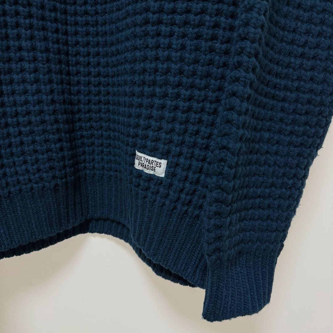 トップス WACKOMARIA WAFFLE KNIT SWEATER