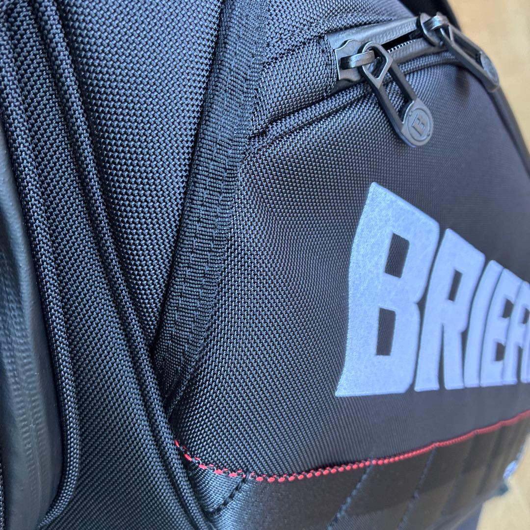 BRIEFING ブラック キャディバッグCR-3 ヘッド、アイアンカバー