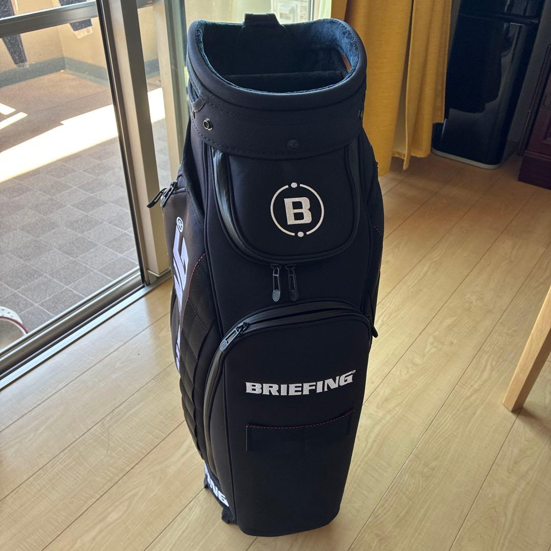 BRIEFING ブラック キャディバッグCR-3 ヘッド、アイアンカバー