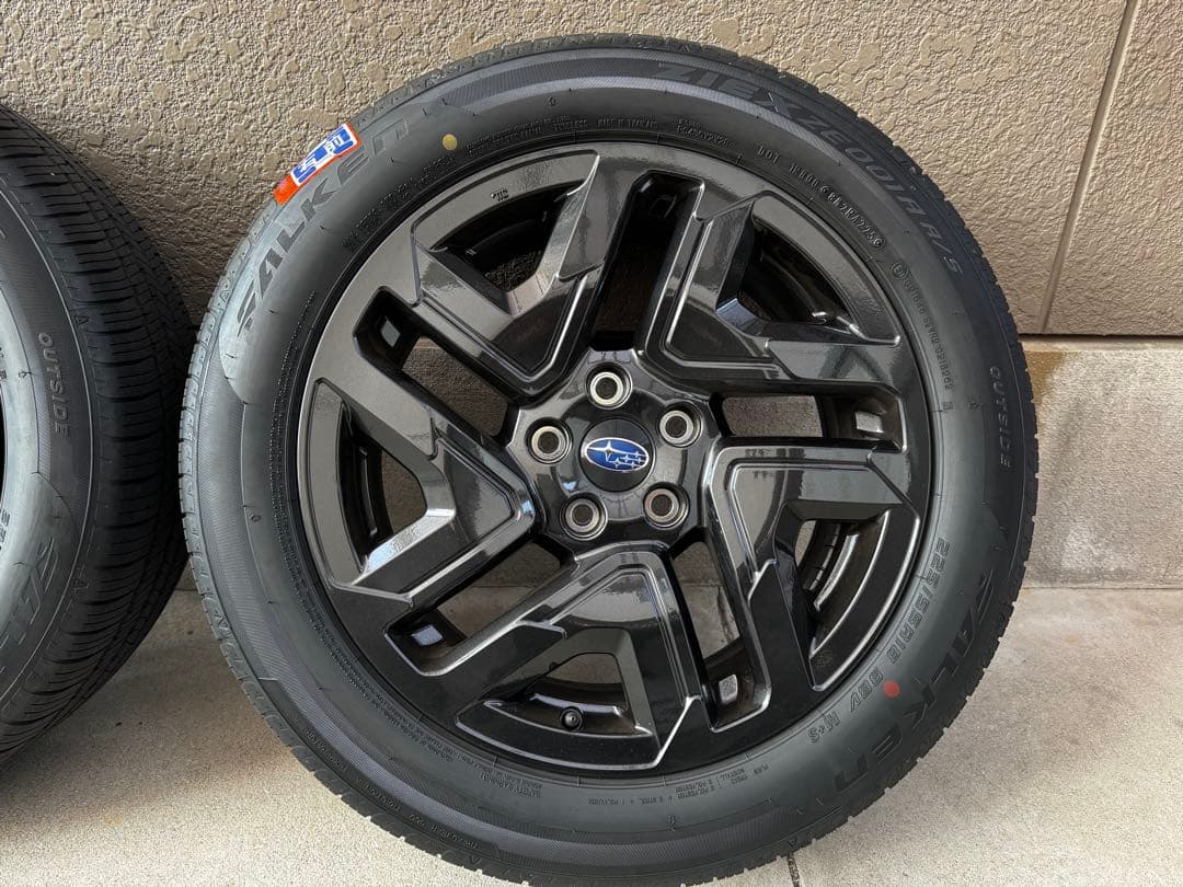 新型フォレスター X-BREAK SL 純正18インチホイール 2本②