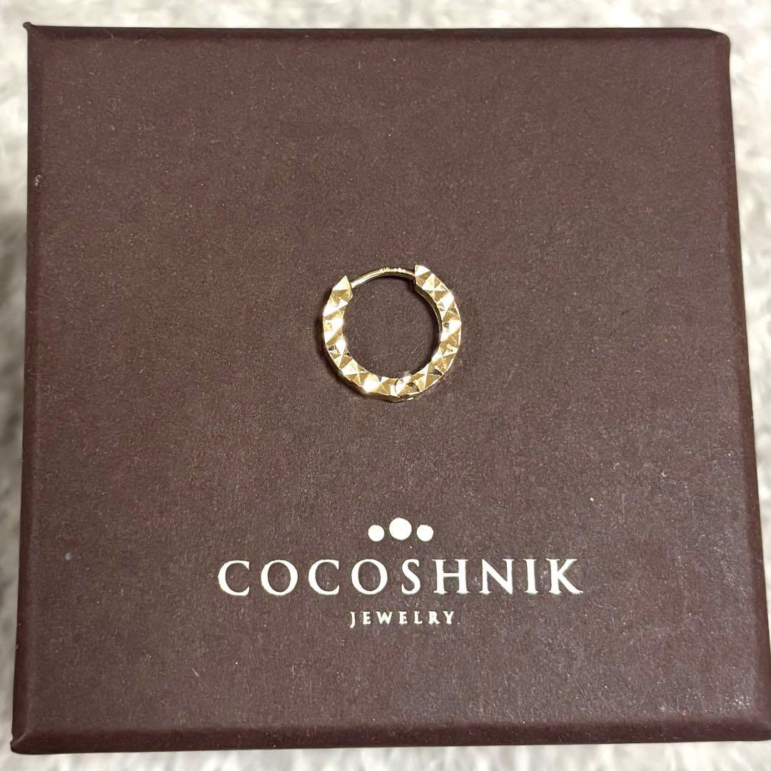 ♦︎ココシュニック♦︎k10 中折れフープピアス♦︎片耳♦︎ミラーカット