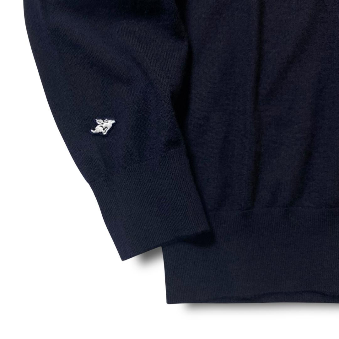 2 定4.1万 パーリーゲイツ カシミヤ100％ ローゲージ ニット セーター