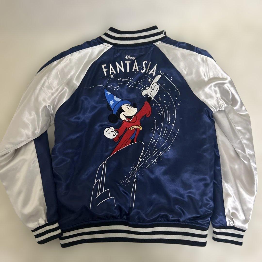 未使用　ベルメゾン×ディズニー　ミッキー ファンタジア　スカジャン　Mサイズ