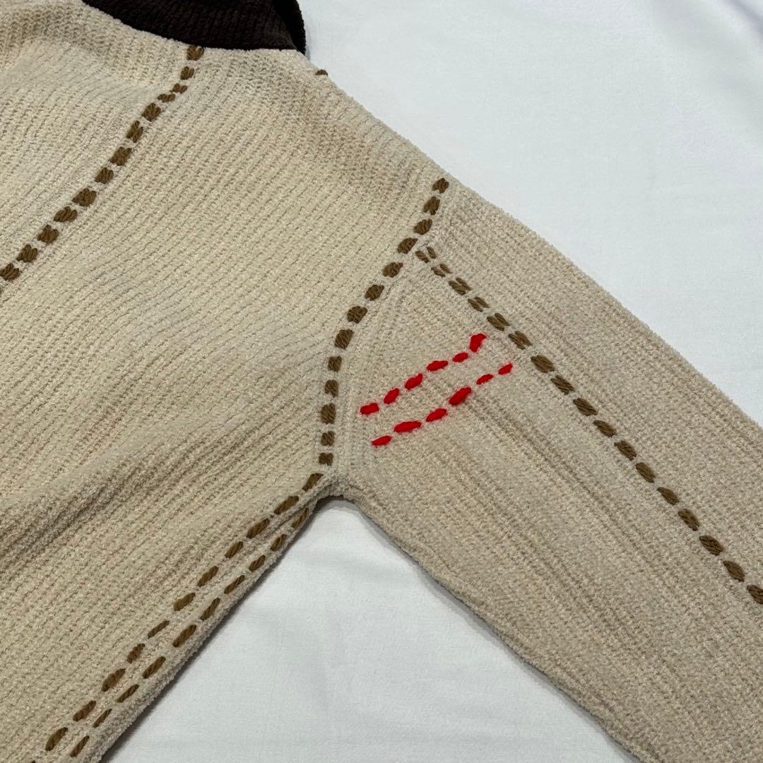 PHINGERIN PG1 SHORT COAT ベージュ ニット