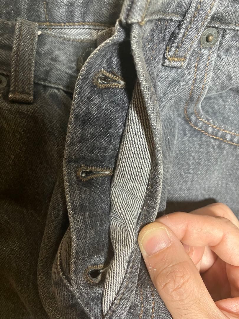 リーバイス501 ブラック先染め【87年USA製】