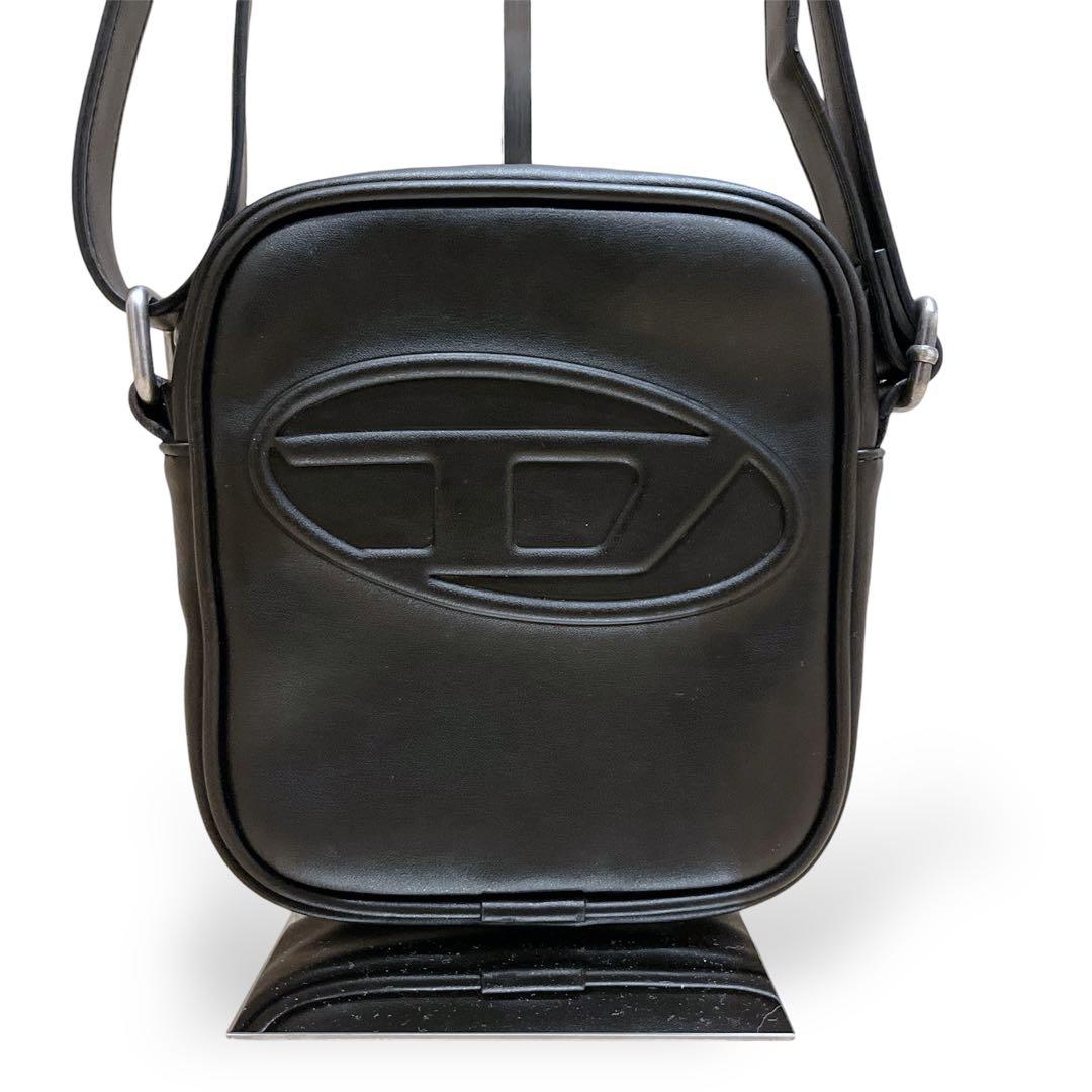DIESEL ディーゼル Dロゴ ショルダーバッグ ブラック メンズ レディース