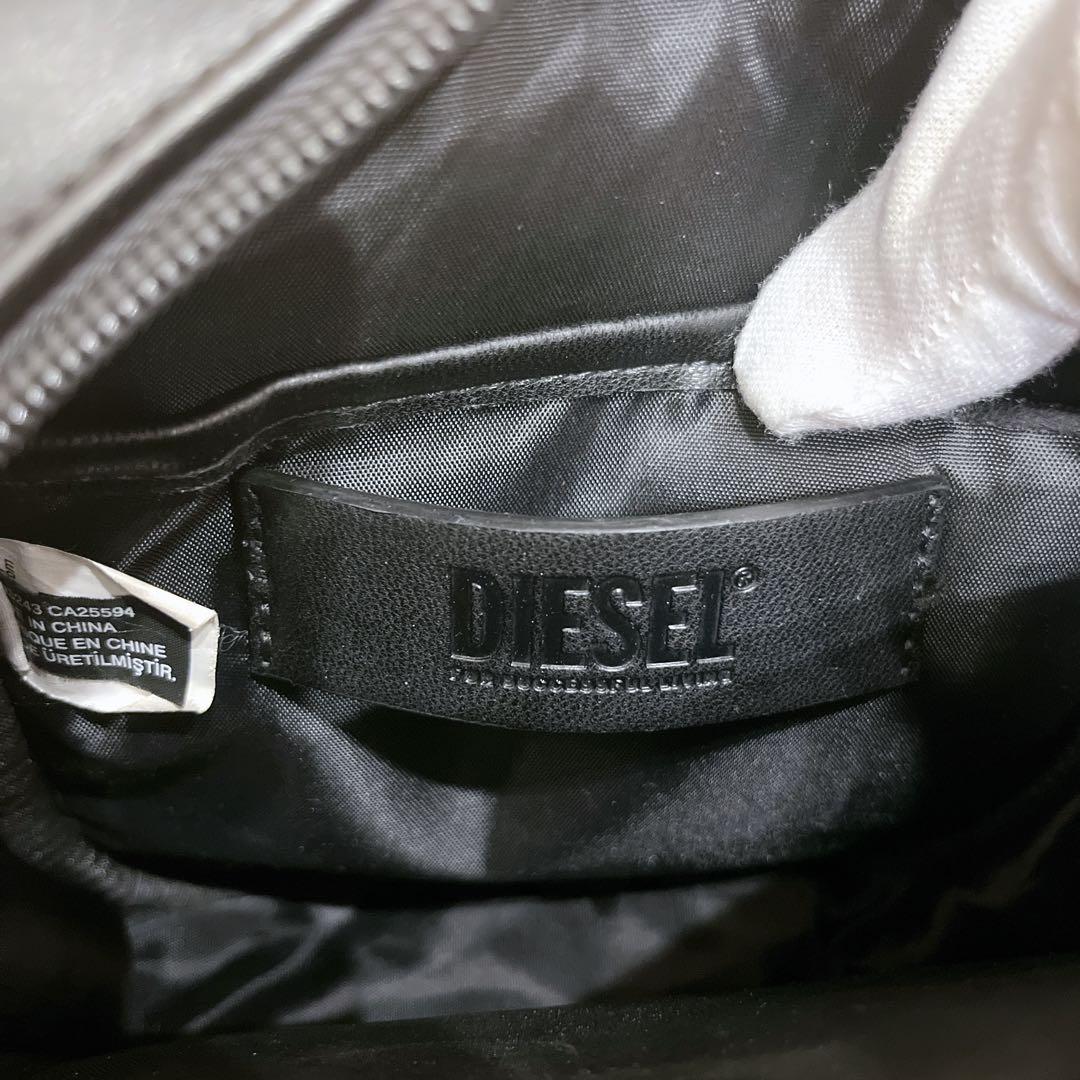 DIESEL ディーゼル Dロゴ ショルダーバッグ ブラック メンズ レディース