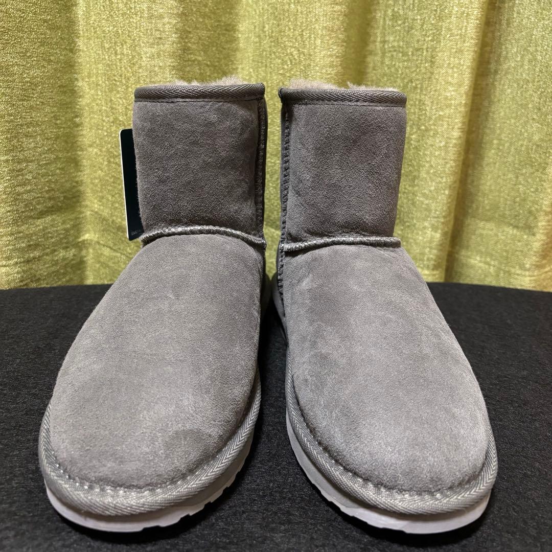 emu ムートンブーツ ⭐︎新品未使用⭐︎サイズ25 グレー タグ付き 防水