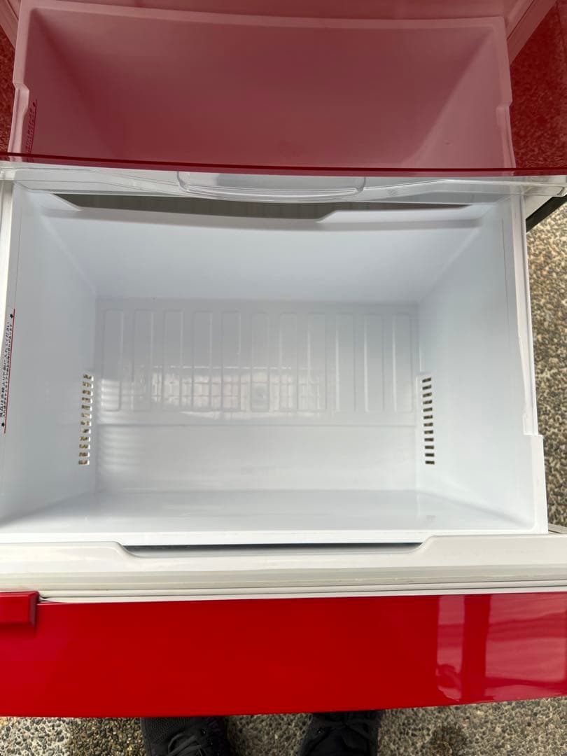 三菱　ノンフロン冷凍冷蔵庫 MR-C37EW-R形　2013年製