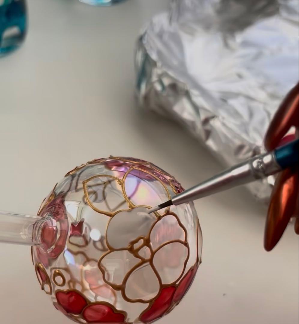 新品　青山デカーボ　ポッピン缶　ポッピン　限定品　手描き　限定