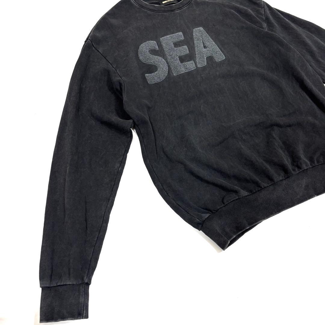 トップス Wind And Sea BLACK SULFUR CREW NECK XL