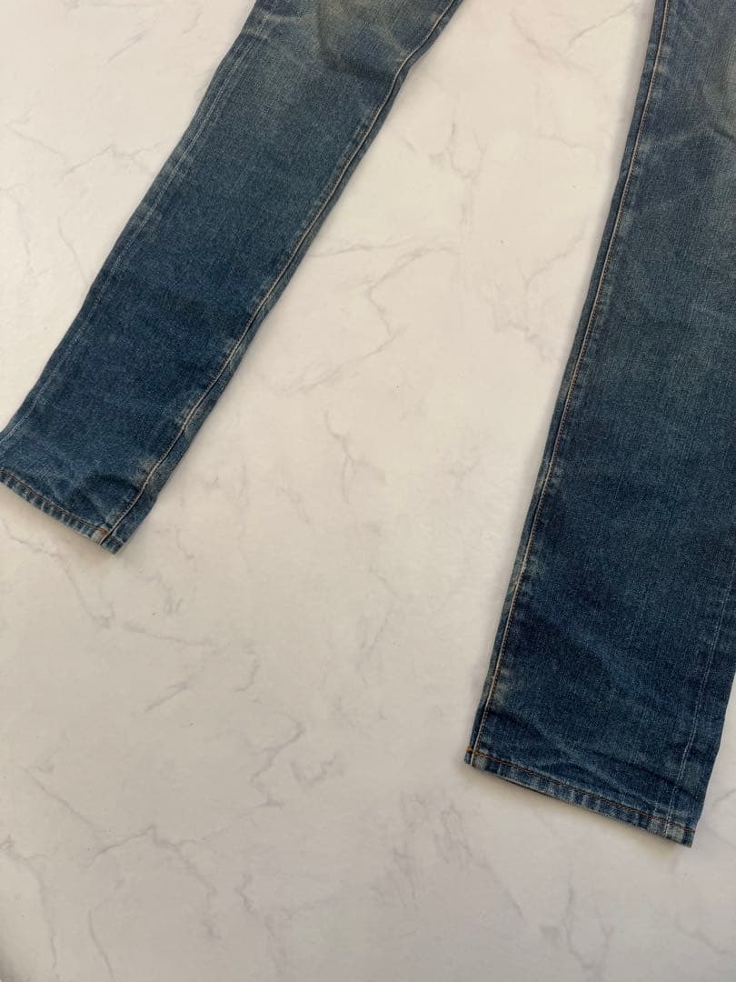 ディオールオム スリム テーパードジーンズ 27 イタリア製 ユーズド加工