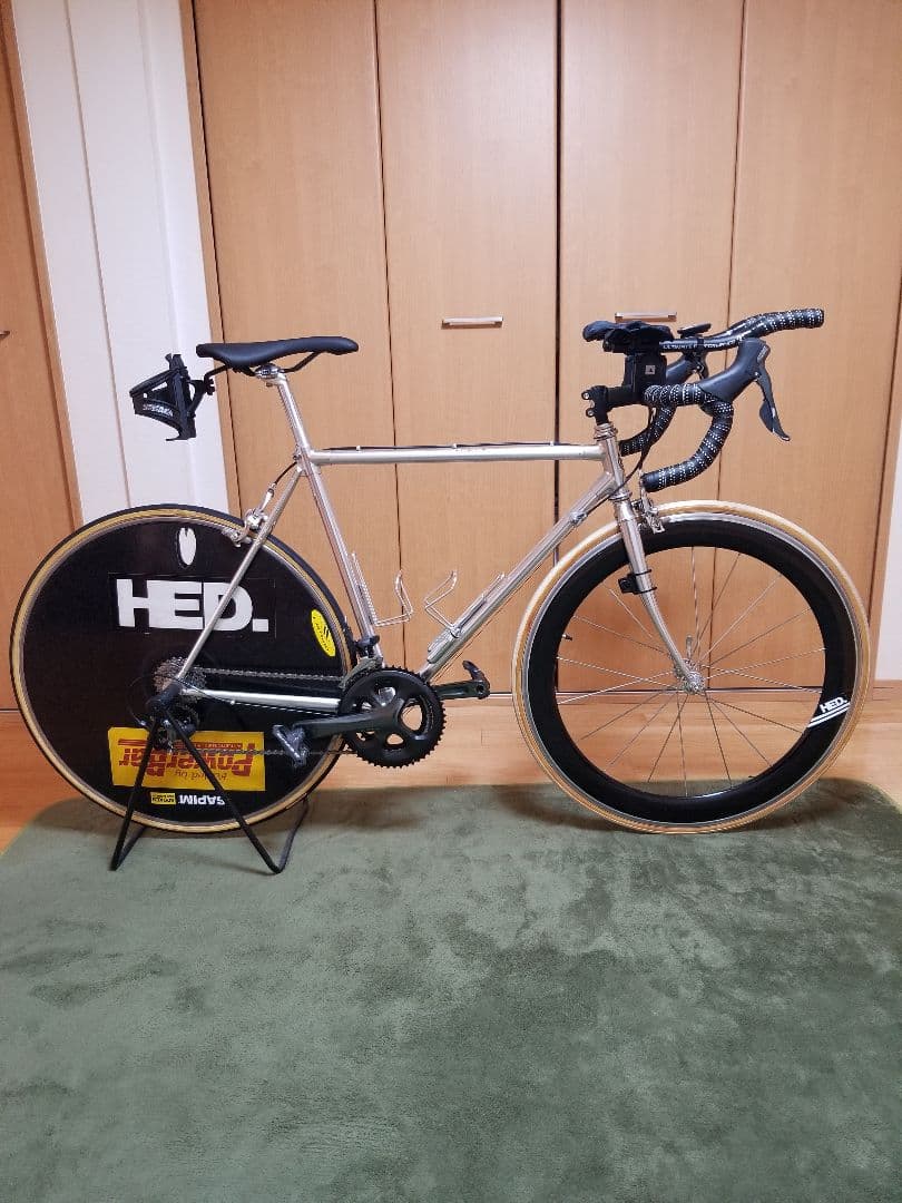 HED カーボン チューブラー フロント ホイール 700c