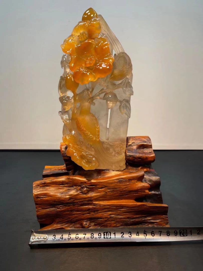 サゲニティックインクォーツ　置物