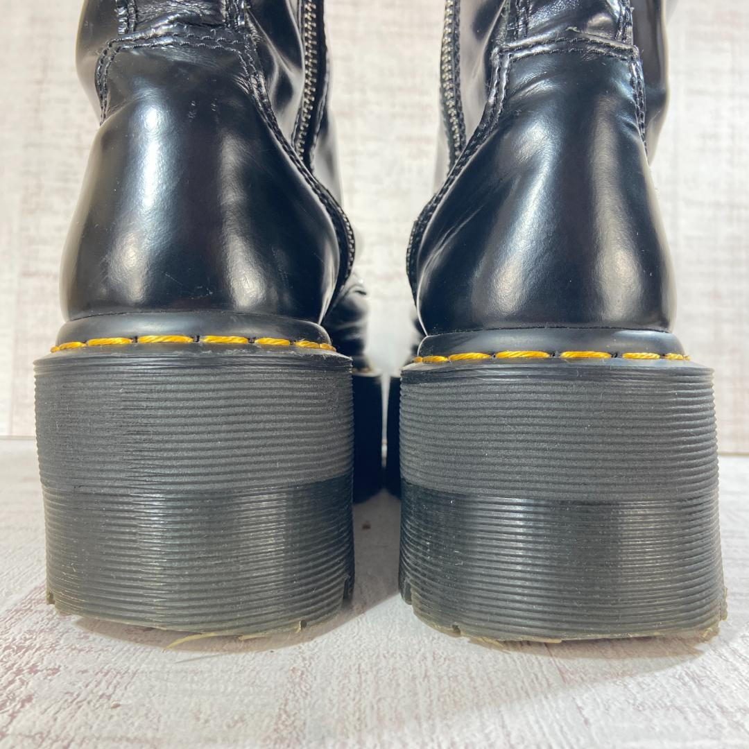 【美品】ドクターマーチン　JADON MAX 黒　厚底　レザー ブーツ　２３cm