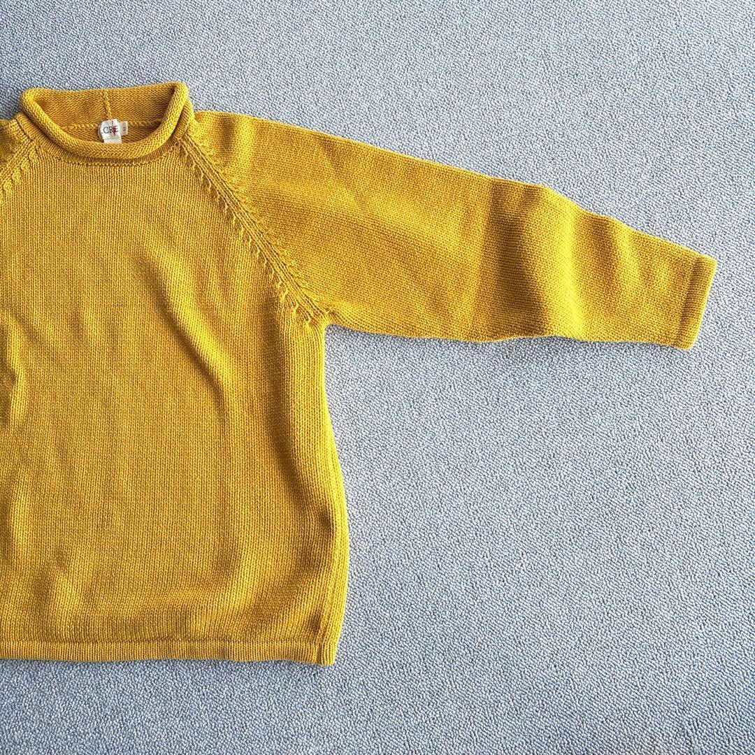 カ*ラ様 J.CREW 90's ロールネック ローゲージ ニット 巨人タグ マ