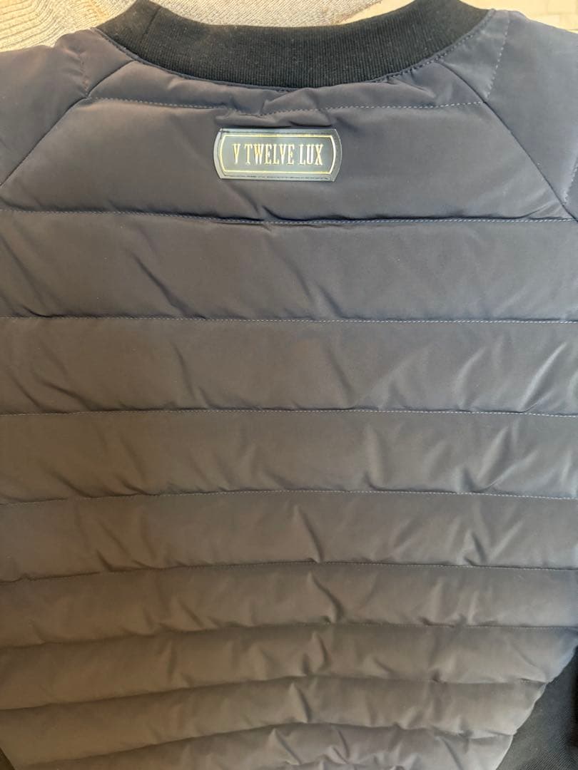 V TWELVE ブラック ダウンジャケット