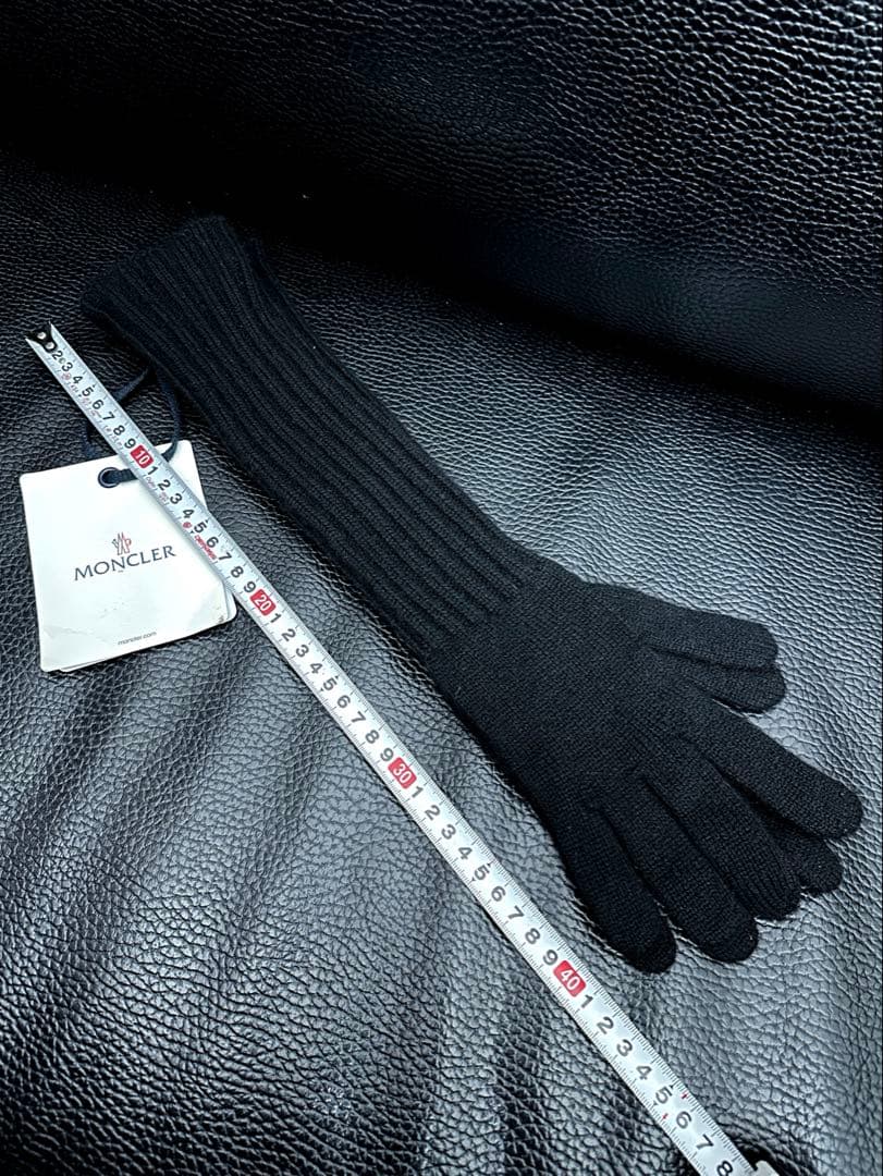 未使用 新品 モンクレール ロング ニット グローブ MONCLER 手袋
