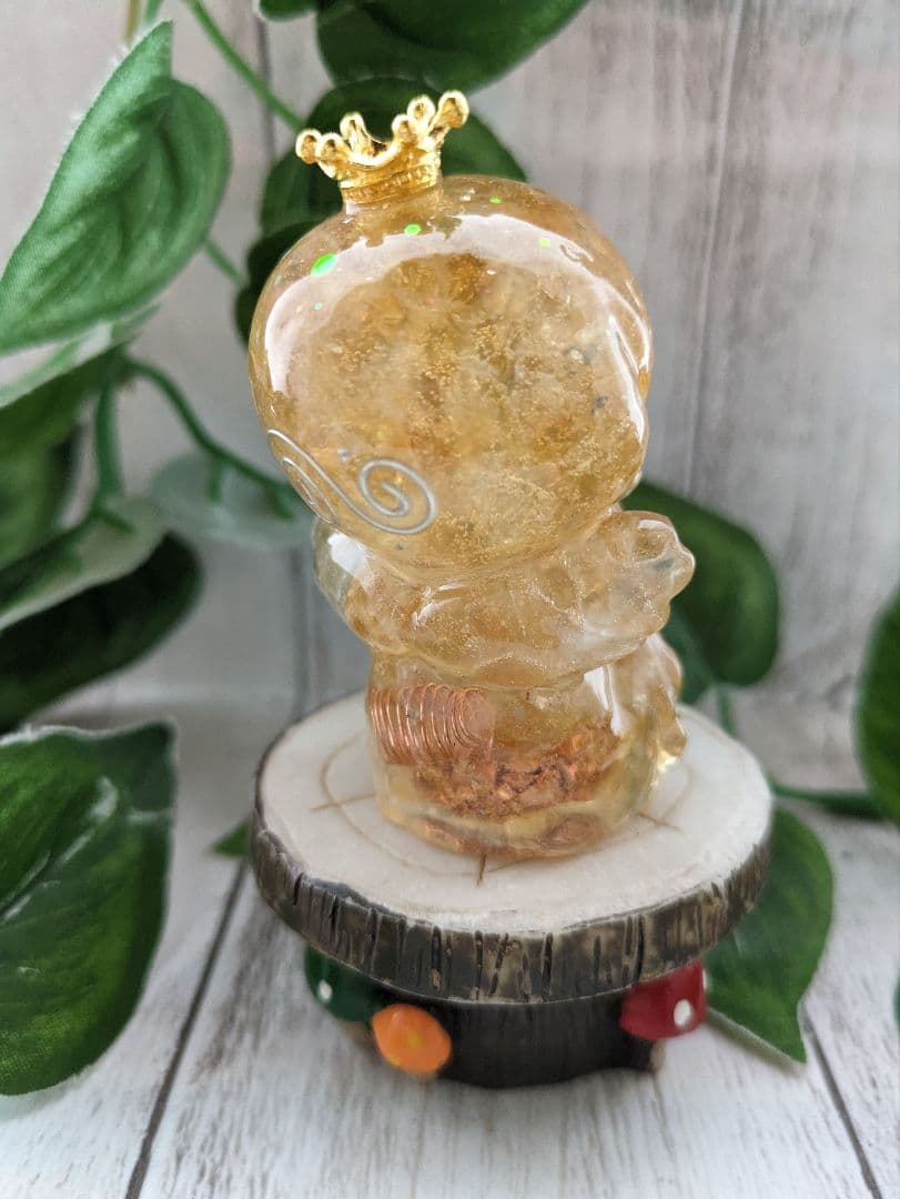 【つる927】ローズクォーツのドレス形オルゴナイト☆他５点