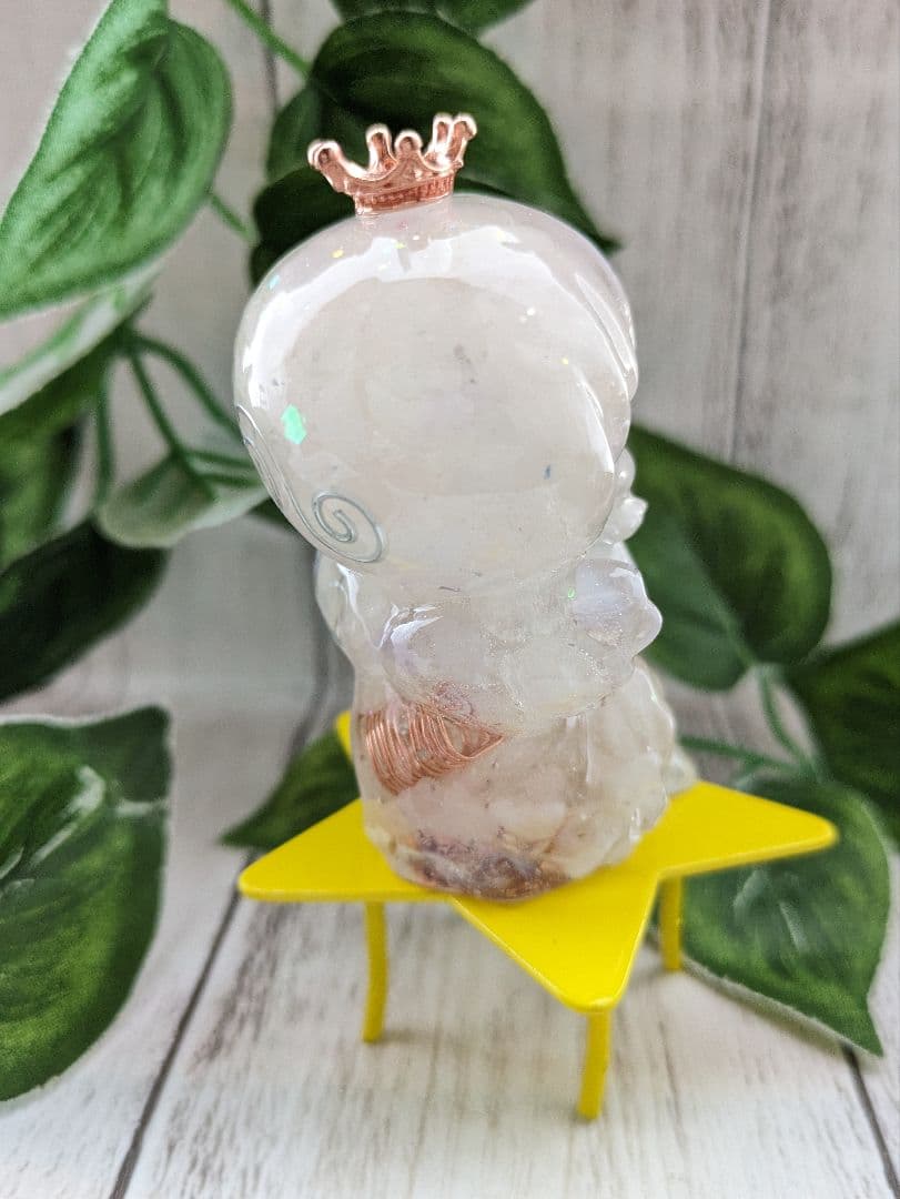 【つる927】ローズクォーツのドレス形オルゴナイト☆他５点