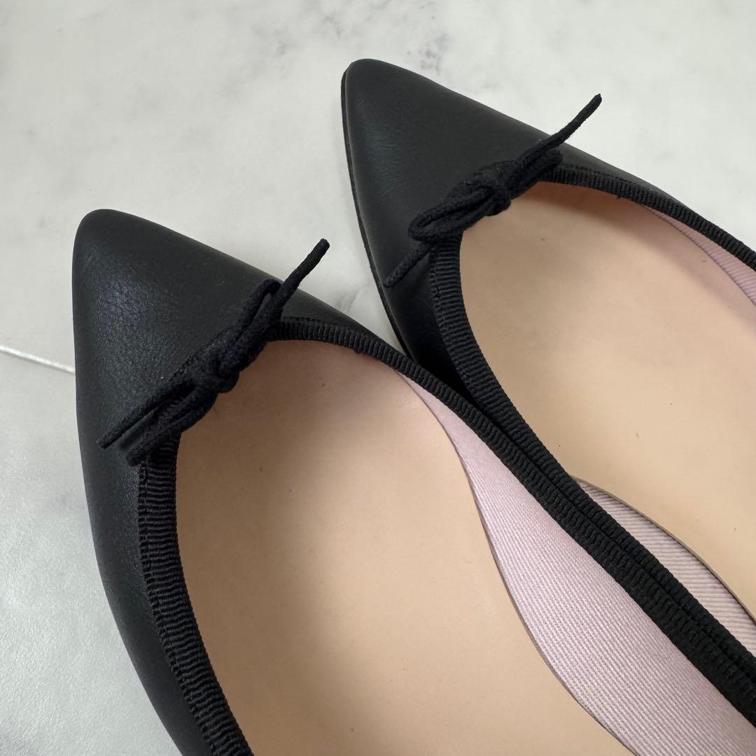 【美品】 レペット ブリジット バレエシューズ ポインテッドトゥ レザー