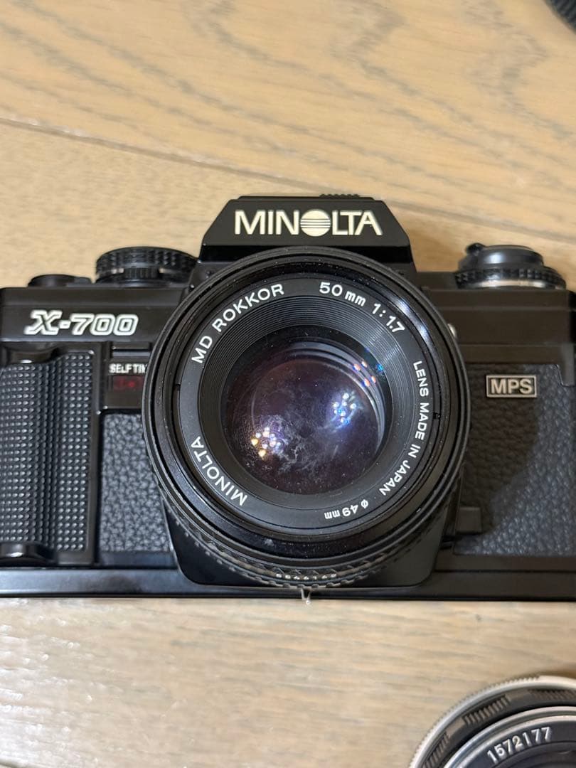 MINOLTA X-700 一眼レフカメラ　レンズ4本