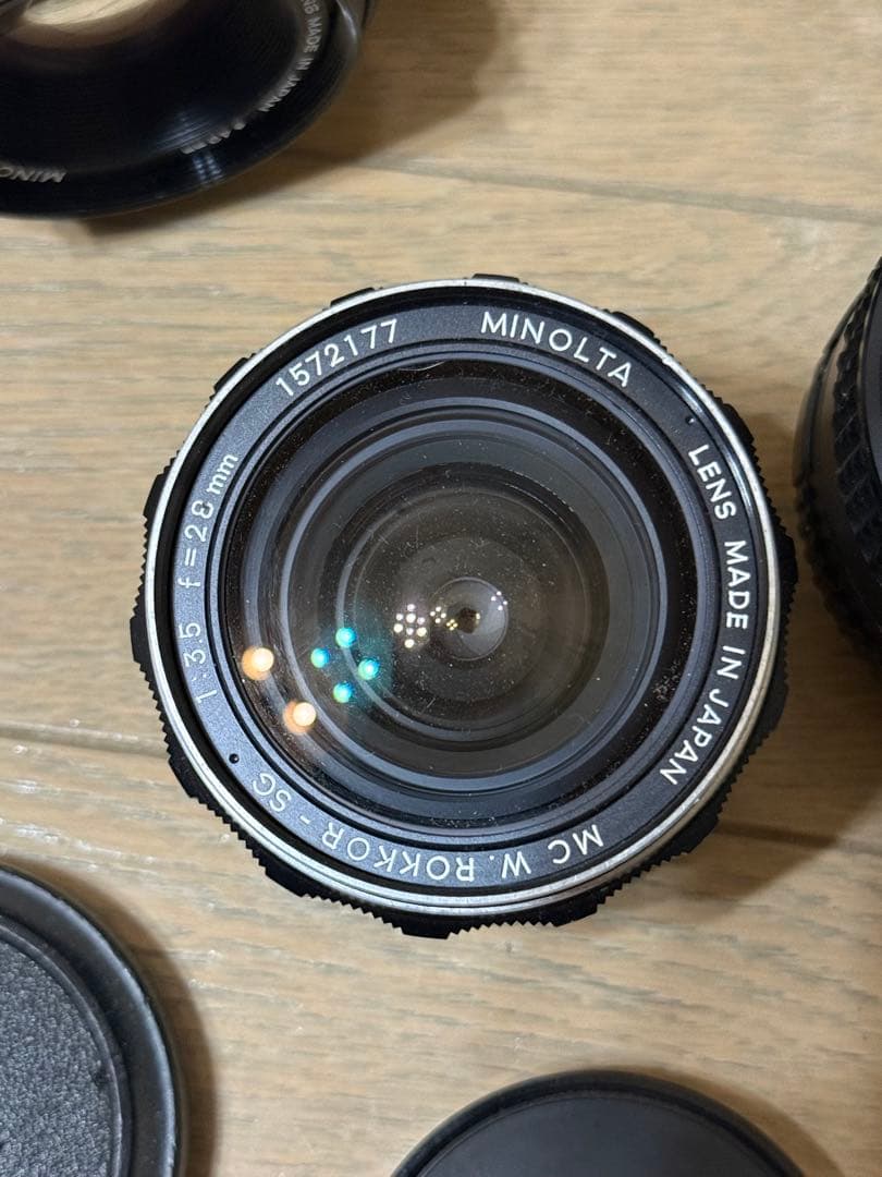 MINOLTA X-700 一眼レフカメラ　レンズ4本