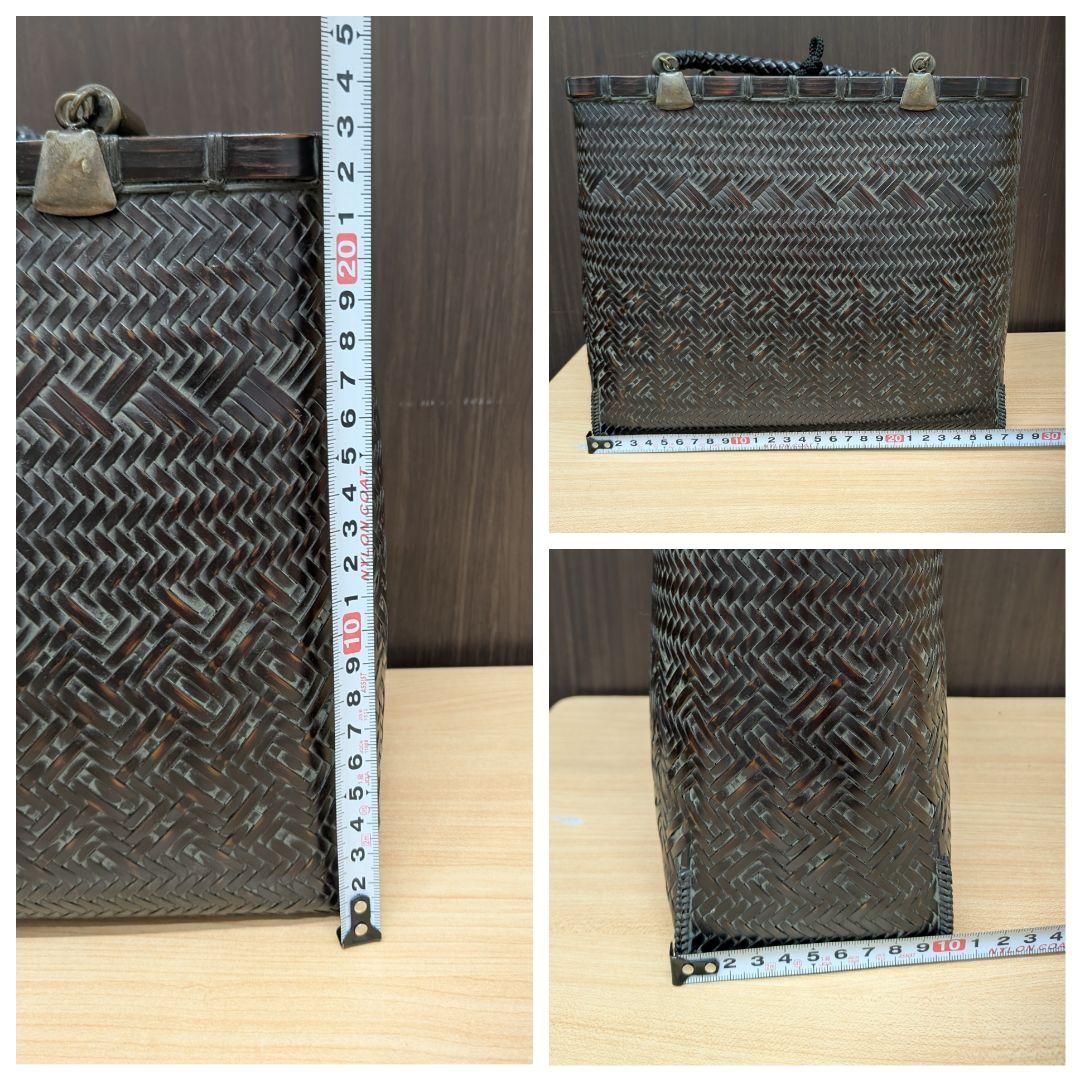 渡邉勝竹斎 籠バッグ 竹籠