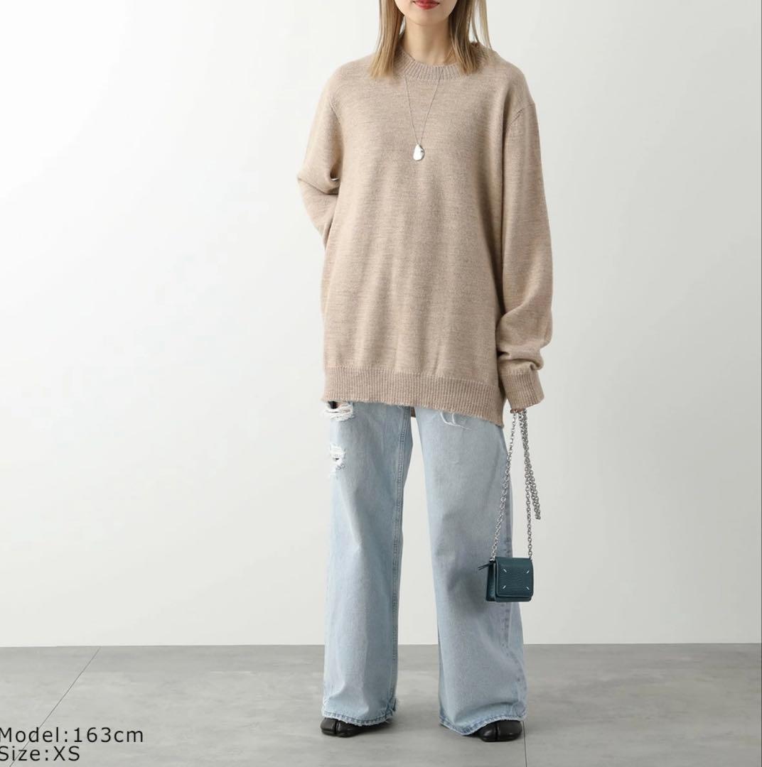 メゾンマルジェラ　2022aw オーバーサイズアルパカウールニット